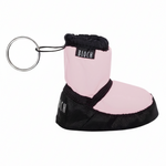 Light Pink bootie-shaped key ring A0609 with durable design for dancers and dance bags