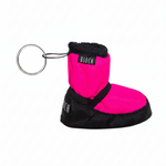 Hot Pink bootie-shaped key ring A0609 with durable design for dancers and dance bags
